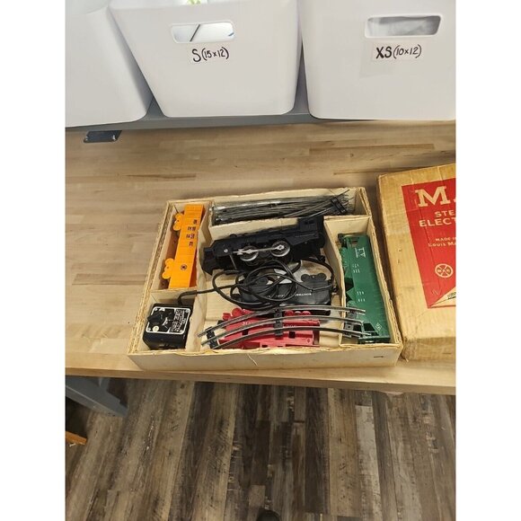 ANTIQUE Marx Steam Type Electric Train 490 Louis Marx and Co made in USA - Picture 16 of 16